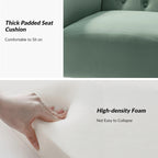 Abadiana Accent Tufted Chair with Metal Base by HULALA HOME