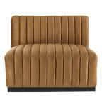Conjure Channel Tufted Performance Velvet Sofa