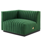 Conjure Channel Tufted Performance Velvet Sofa