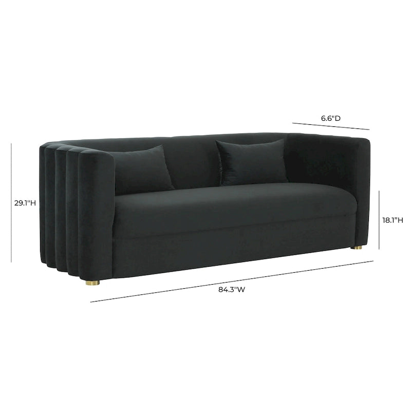 Callie Velvet Sofa