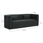 Callie Velvet Sofa