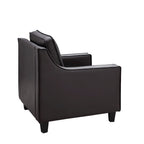 Furniture of America Kayn Contemporary Vinyl Padded Club Chair