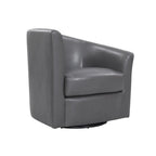 Grafton Soraya 360 Swivel Accent Chair Faux Leather