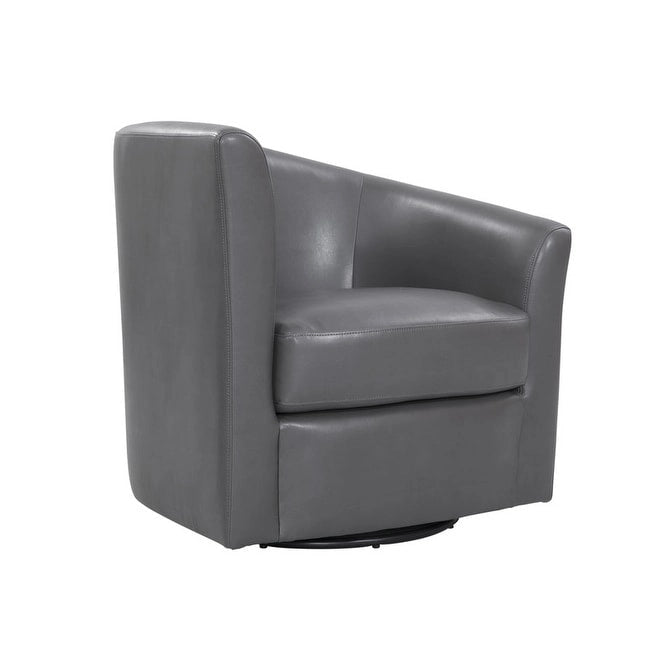Grafton Soraya 360 Swivel Accent Chair Faux Leather