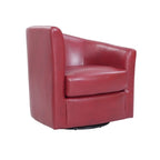 Grafton Soraya 360 Swivel Accent Chair Faux Leather
