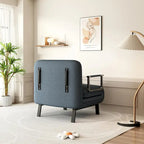 Convertible Tri-Fold Sofa Bed with Adjustable Backrest & Pillow