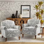 Giampiero Living Room Armchair with Nailhead Trims Set of 2 by HULALA HOME