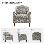 Giampiero Living Room Armchair with Nailhead Trims Set of 2 by HULALA HOME