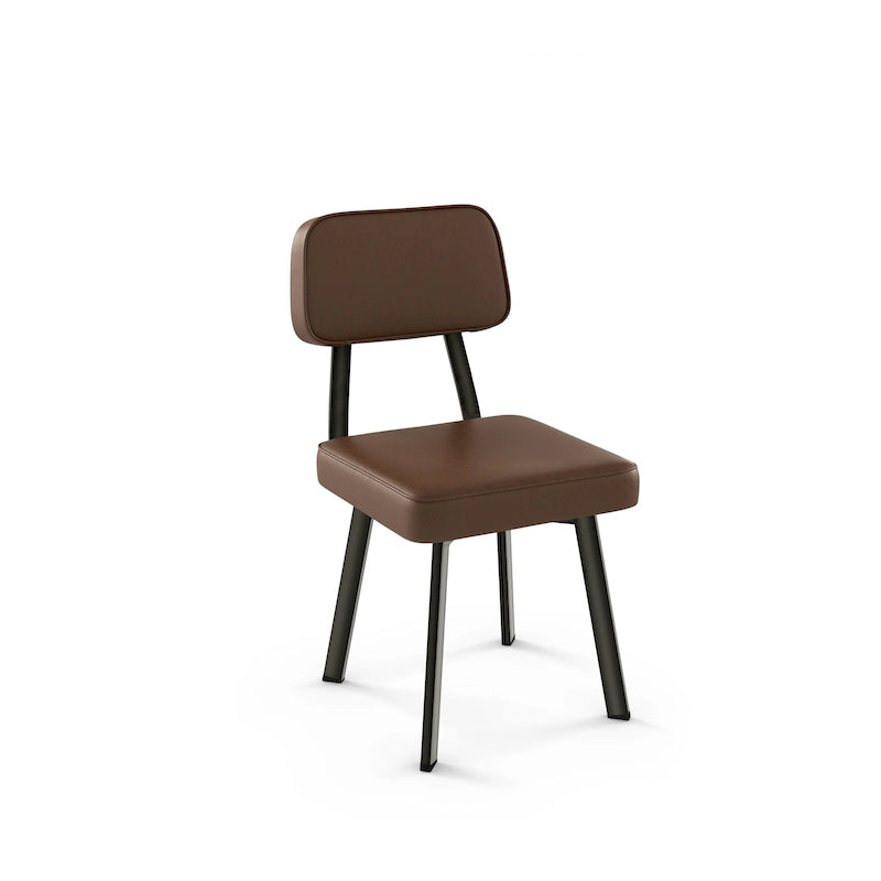 Amisco Clarkson Upholstered Dining Chair with Metal Legs