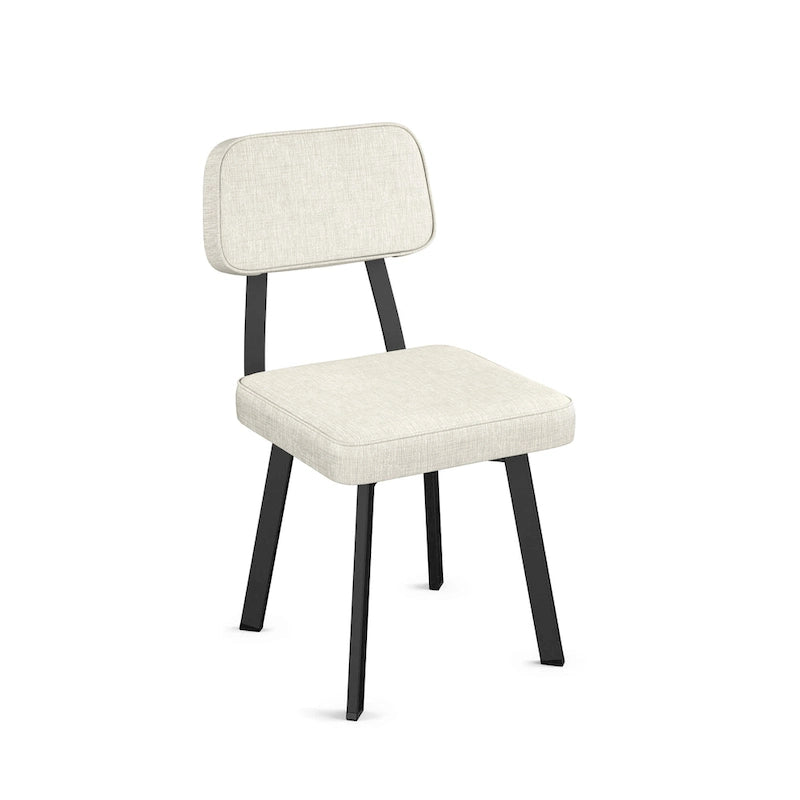 Amisco Clarkson Upholstered Dining Chair with Metal Legs