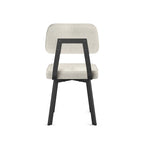 Amisco Clarkson Upholstered Dining Chair with Metal Legs