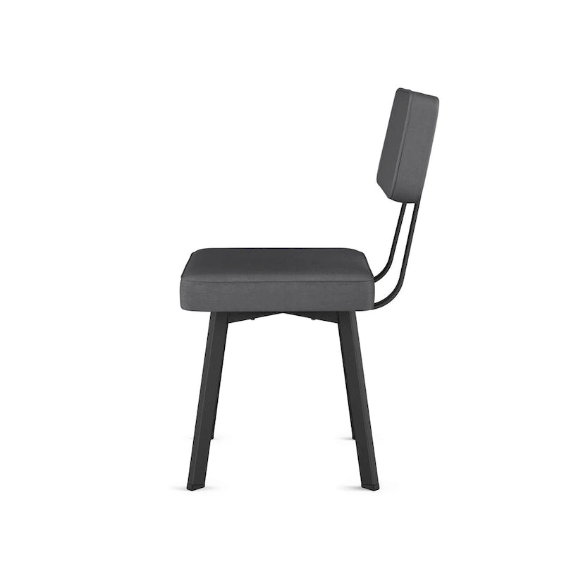 Amisco Clarkson Upholstered Dining Chair with Metal Legs