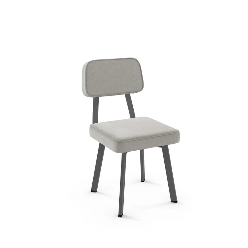 Amisco Clarkson Upholstered Dining Chair with Metal Legs