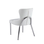 Somette Ema White Wing Back Side Chair (Set of 2)