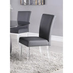 Somette 8304 Round Glass and Acrylic 5-Piece Dining Set