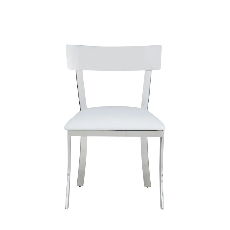 Somette Melanie Curved Back Dining Chair, Set of 2