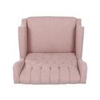 Apaloosa Oversized Tufted Fabric Oversized Pushback Recliner by Christopher Knight Home