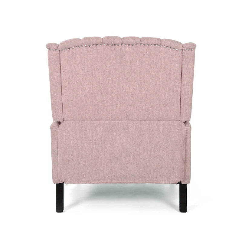 Apaloosa Oversized Tufted Fabric Oversized Pushback Recliner by Christopher Knight Home