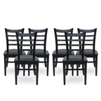 Prestage Rubberwood Dining Chairs (Set of 6) by Christopher Knight Home