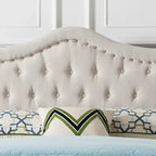 Virgil Queen-size Upholstered Tufted Bed by Christopher Knight Home