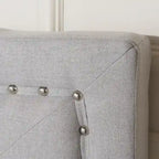 Virgil Queen-size Upholstered Tufted Bed by Christopher Knight Home