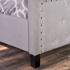 Virgil Queen-size Upholstered Tufted Bed by Christopher Knight Home