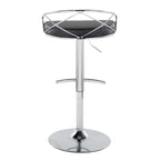 Silver Orchid Charlotte Glam Adjustable Bar Stool (Set of 2)