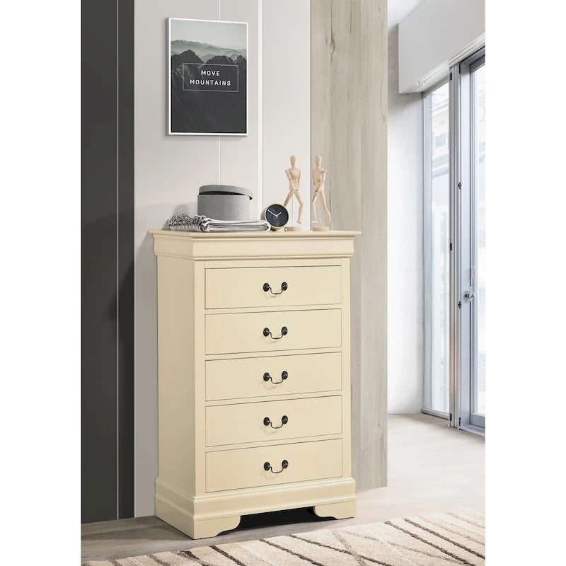 Louis Phillipe 5-drawer Bedroom Chest