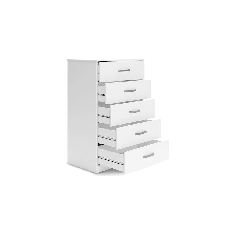 Signature Design by Ashley Finch 5 Drawer Wooden Dresser