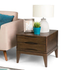 WYNDENHALL Pearson SOLID HARDWOOD 22 inch Wide Square End Side Table - 22 W x 22 D x 20 H