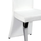 Somette Tabitha White Rectangle High Back Dining Chair (Set of 2)