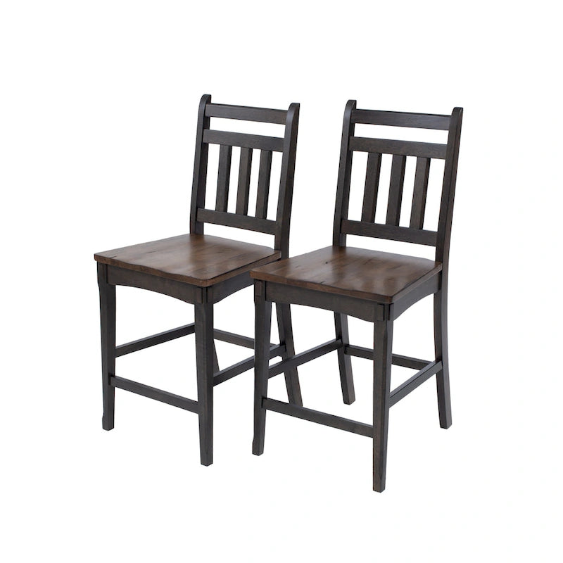 7 Piece Counter-height Solid Wood Dining Set