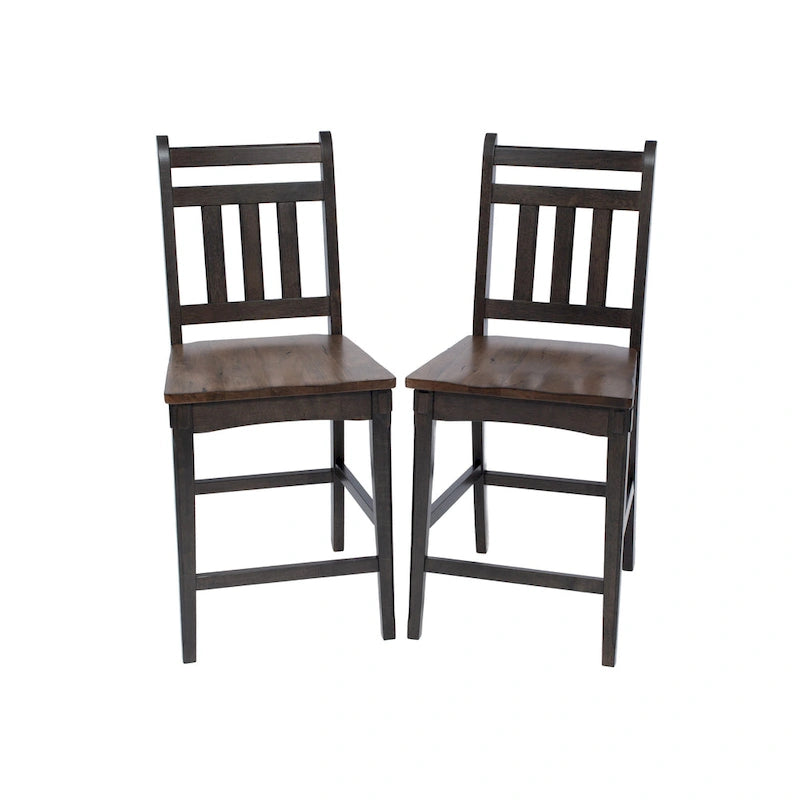 7 Piece Counter-height Solid Wood Dining Set
