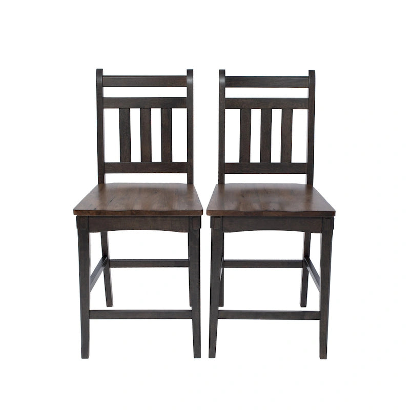7 Piece Counter-height Solid Wood Dining Set
