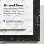 Kaliki Glam 51-inch Faux Marble Top Coffee Table with Chrome Pedestal Base by Furniture of America