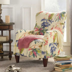Palma 32 Floral Upholstered Arm Chair by Jennifer Taylor Home