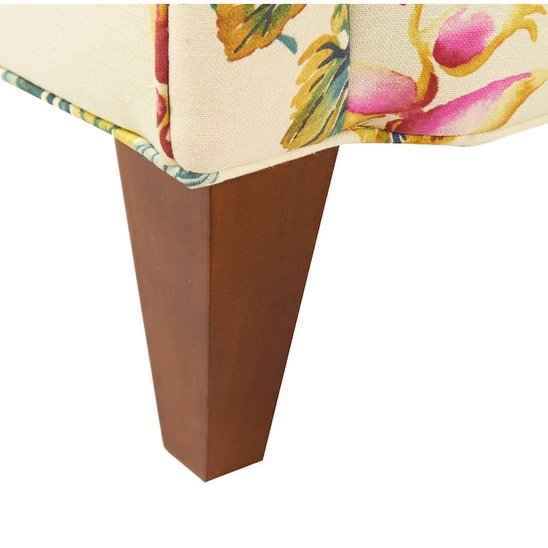 Palma 32 Floral Upholstered Arm Chair by Jennifer Taylor Home