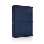 Palace Imports 100% Solid Wood China Pantry with Glass or Solid Wood Doors and 2-Drawers - 48.5 x 71.5