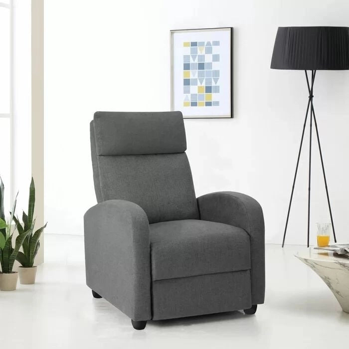 Homall Recliner Chair Fabric Single Living Room Sofa Recliner