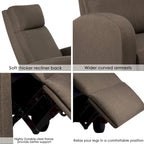 Homall Recliner Chair Fabric Single Living Room Sofa Recliner