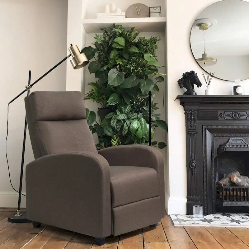 Homall Recliner Chair Fabric Single Living Room Sofa Recliner