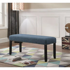 Roundhill Furniture Muzzi Contemporary 6-Piece Dining Set, Dining Table with 4 Stylish Chairs and a Bench