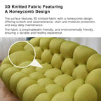 2-Seat Bubble Curved Lazy Sofa Honeycomb Shaped with 3D Textile Fabric for Living Room Salon Apartment