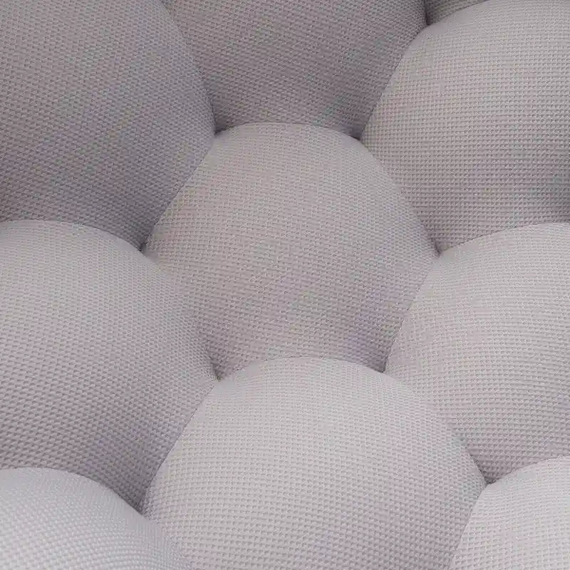 2-Seat Bubble Curved Lazy Sofa Honeycomb Shaped with 3D Textile Fabric for Living Room Salon Apartment