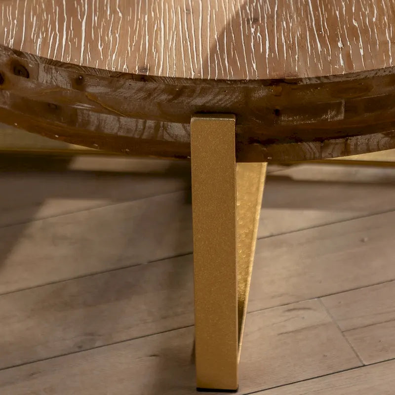 31.29 Modern Retro Splicing Round Coffee Table