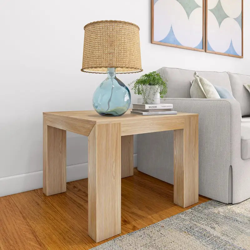 Plank and Beam Modern Square Corner Table - 32