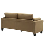 Morden Fort Modern Double Arm Sofa,Deep Seat Couch,Pillowed Back Cushions,Durable Upholstered Fabric