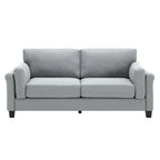 Morden Fort Modern Double Arm Sofa,Deep Seat Couch,Pillowed Back Cushions,Durable Upholstered Fabric