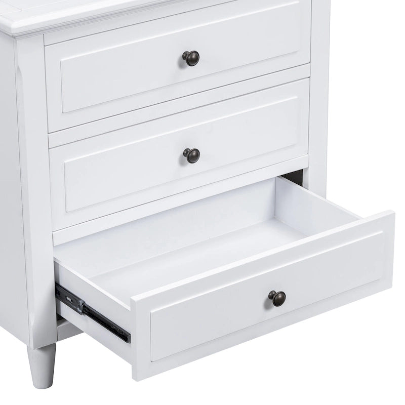 3-Drawer Wood Cabinet
