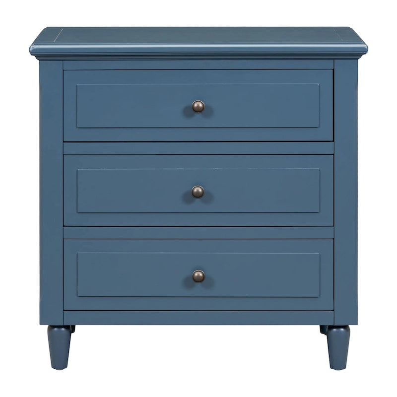 3-Drawer Wood Cabinet
